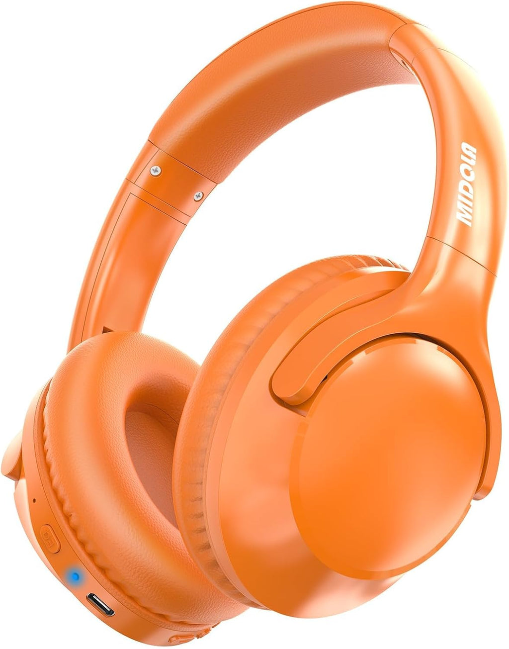 Auriculares Bluetooth inalámbricos 68H, graves estéreo, 6EQ, naranja