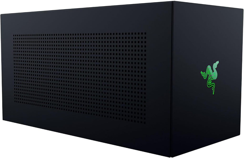 Razer Core X V2 Caja Gráficos Externa (eGPU): Compatible Windows 11 Thunderbolt 4/5 y USB 4 Computadoras y Dispositivos - Soporte Tarjetas NVIDIA/AMD PCIe 4.0 - 140W PD USB C
