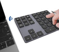 Teclado numérico Bluetooth JOYEKY, teclado numérico inalámbrico, teclado numérico externo recargable USB-C de 34 teclas, teclado para entrada de datos financieros para iMac, MacBook Air/Pro, PC de escritorio, portátil.