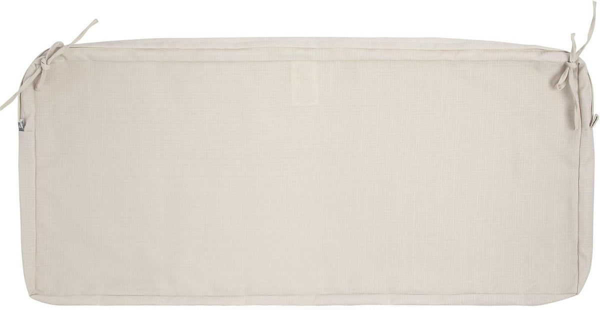 MAGPIE FABRICS resistente al agua con cremallera y lazos, funda antideslizante resistente a la decoloración, solo funda de repuesto para cojín