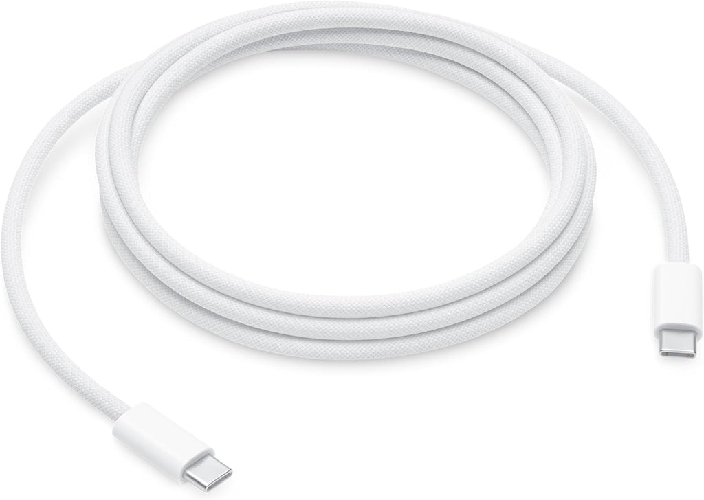 Cable USB-C a USB-C Tejido Apple 240W – 2 Metros para Carga Rápida de iPhone, iPad y MacBook