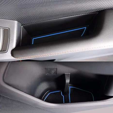 Alfombrillas antipolvo para puertas de Subaru Crosstrek 2018 2019 2020 2021 2022 2023 y Subaru Impreza 2018-2023. Insertos para revestimientos de puerta, portavasos, consola