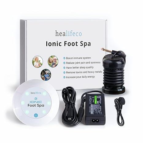 Spa de Pies Iónico Healifeco – Baño de Desintoxicación, Tecnología Iónica, Kit Completo