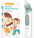 Aspirador Nasal Electrico para Bebes | Succionador de Nariz Impermeable para Ninos 3 Puntas de Silicona Succion Ajustable Musica y Luz Verde