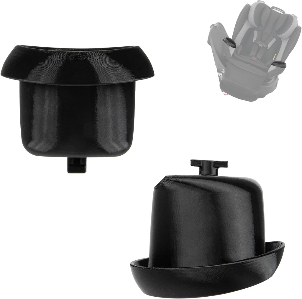 2-Pack Replacement Cup Holder | Compatible with Evenflo Revolve360 Rotational Car Seat | Left/Right/Symmetric Drink Holders | Durable & Easy Installation