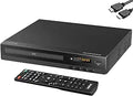FlexaPlay Reproductor DVD HDMI Sin Región para TV – Upscaling 1080p, Puerto USB, Reproduce DVD/CD/MP3, Diseño Mini Compacto, Incluye Cables y Control Remoto