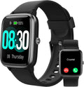 Relojes inteligentes GRV para hombres y mujeres, responden/realizan llamadas, reloj inteligente HD de 1,8" para iPhone y teléfonos Android, reloj deportivo con monitor de frecuencia cardíaca/sueño/estrés, contador de pasos y calorías, resistente al agua
