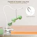 Soporte de clip para monitor de bebé HelloBaby HB6550/HB6560/HB6148/HB6240//HB66/HB6339, ANMEATE SM935E – Soporte de cámara de bebé con abrazadera ajustable, sin taladrar, montaje flexible para cunas, escritorios y estantes