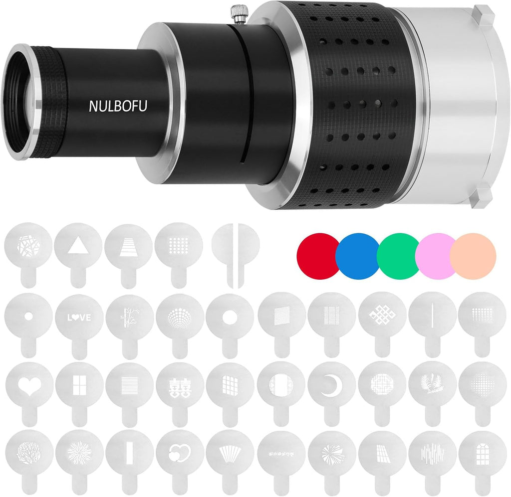 Kit de Snoot Óptico Cónico con Montura Bowens | Accesorio de Iluminación de Estudio | ( ARTICULO CONTIENE LA CANTIDAD DE ACCESORIOS COMO SE MUESTRAN EN LA SEGUNDA IMAGEN )