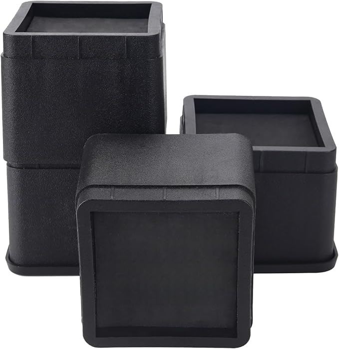 Elevadores de Muebles BTSD-home 3 Pulgadas Apilables – Set de 6 para Cama, Sofá y Mesa