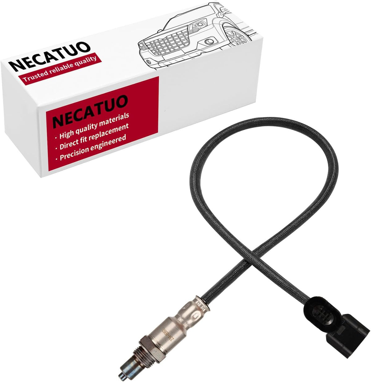 NECATUO 234-8060 (Juego de 1) Sensor de oxígeno de relación aire-combustible aguas abajo compatible con Nissan Versa Note 2018-2019, Kicks 2018-2023, Versa Altima, Infiniti QX50 2019-2023, QX55 1.6L 2.0L L4. Reemplaza 226A05RB0A.