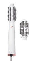 Cepillo secador de aire caliente intercambiable T3 AireBrush Duo con dos accesorios: incluye 15 combinaciones de calor y velocidad, tecnología T3 IonFlow, interruptor de aumento de volumen y función de aire frío con bloqueo.