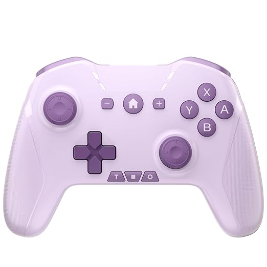 Controlador Bluetooth para Switch/Mac/PC/Steam/Teléfono móvil/iOS/Android/TV/iPad/Table/Juegos MFi de Apple Arcade, controlador inalámbrico Switch Pro con movimiento dual ajustable, Turbo, macros, 6 ejes,.