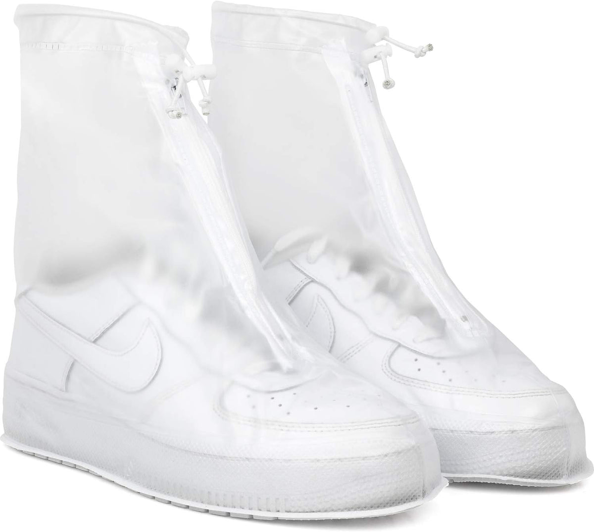 Cubrezapatos impermeables Galashield | Cubrezapatos impermeables para hombre y mujer | Cubrezapatos reutilizables (transparentes, extragrandes)