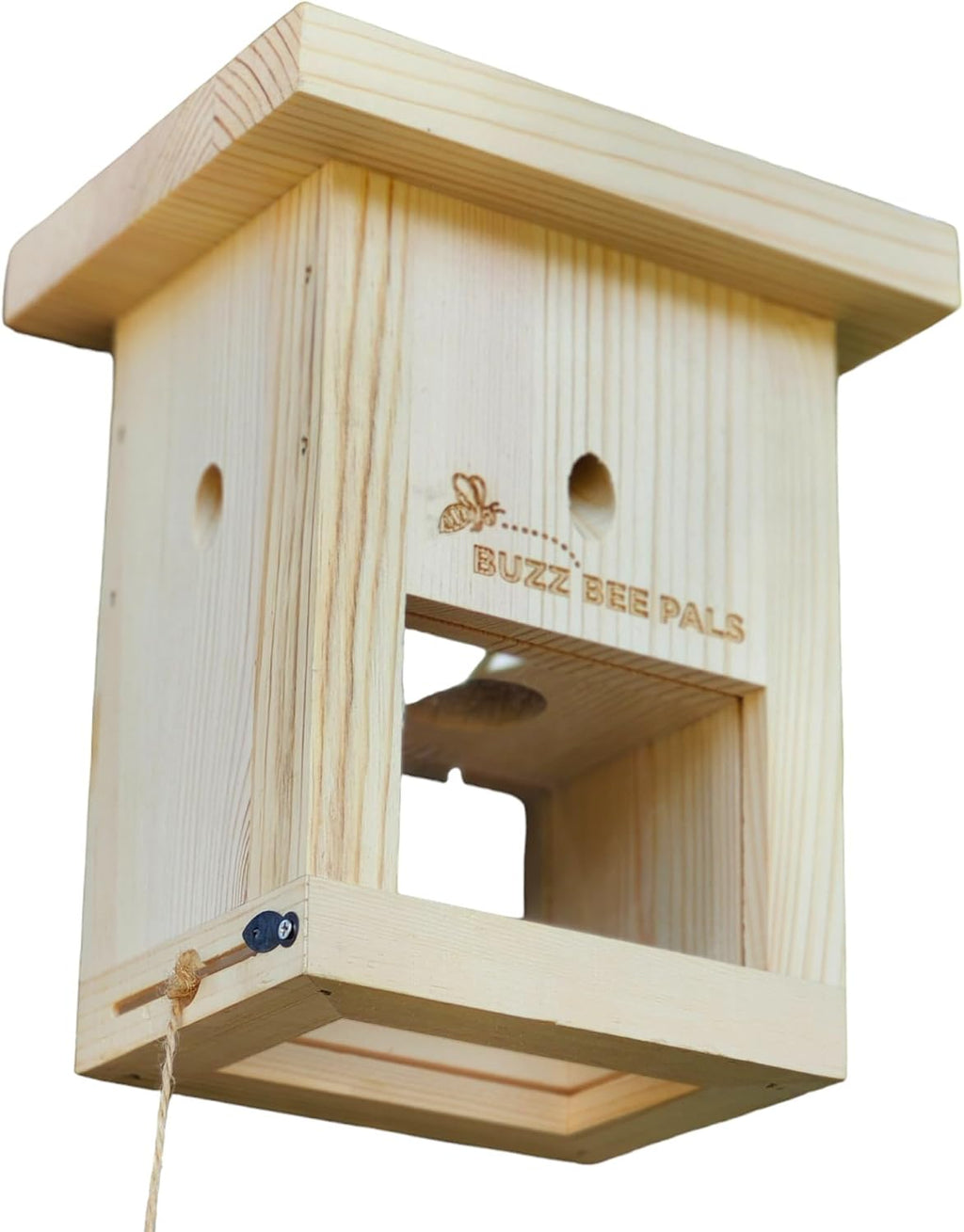 USADO-Trampa para Abejas Carpinteras Carpenter Bee Defender B1 – Madera, Techo Plano, Exterior