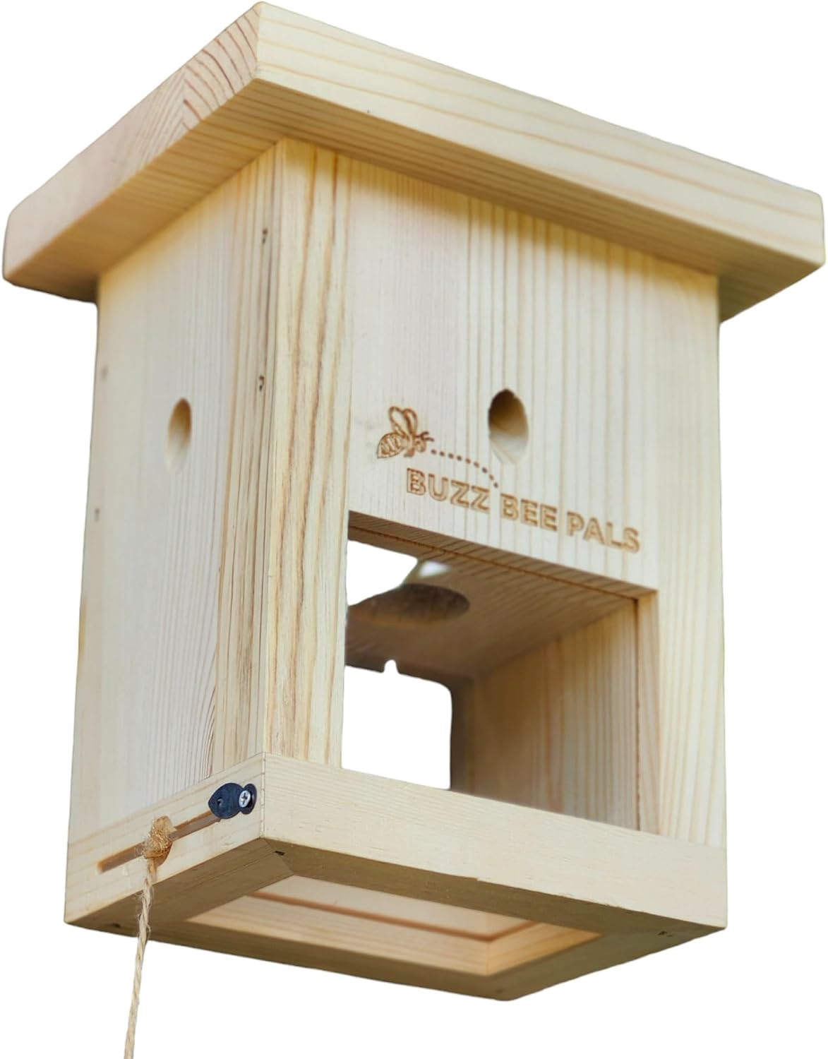 USADO-Trampa para Abejas Carpinteras Carpenter Bee Defender B1 – Madera, Techo Plano, Exterior