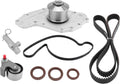 Engine Timing Belt Kit with Water Pump, Compatible with 05-11 3.5L/4.0L Avenger Challenger Charger Journey Magnum Nitro Chrysler 300 Pacifica Sebring Town Country & Routan, Replace# TCKWP295B