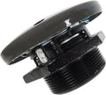 Transfer Tank Vented Cap with Threaded Neck, Vented Fuel Cap for transfer tank with 2 Inch Base, Diesel Fuel Cap, Transfer tank Fuel Cap & Vented Fuel Storage（black）
