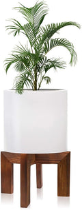 Soporte de madera para plantas para interiores y exteriores, soporte para macetas de gran tamaño, soporte resistente y estable, se adapta a la mayoría de macetas de tamaño en la habitación