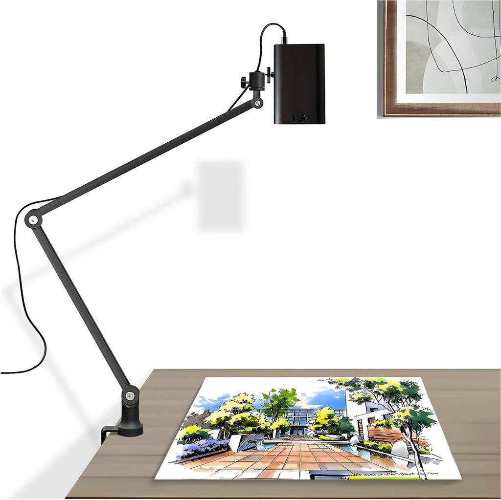 Proyector de Dibujo para Calcar | Herramienta de Trazado Smart Sketcher | Mini Portátil para Celular | Para Pasteles y Galletas | Con Soporte