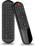 iPazzPort Teclado Aereo Universal para TV | Air Mouse Bluetooth y 2.4G con Entrada de Voz | Control QWERTY para Smart TV, Android Box y PC | Aprendizaje IR