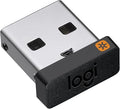 Logitech Receptor unificador, tecnología inalámbrica de 2.4 GHz, enchufe USB compatible con todos los dispositivos Logitech Unifying como mouse y teclado inalámbricos, PC, Mac/portátil, color negro