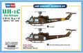 Hobby Boss Kit de construcción de modelo de avión Huey UH-1C de fácil montaje