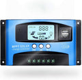 SolaMr MPPT Solar Charge Controller 30AMP Solar Panel Battery Regulator 12V/24V Auto with LCD Display Dual 5V USB Adjustable Parameter Fits for Open,AGM,Gel Lead Acid Batteries