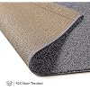 Alfombra de área de gran tamaño color gris – 5 x 11 pies, para interiores, resistente a las manchas y a la decoloración perfecta