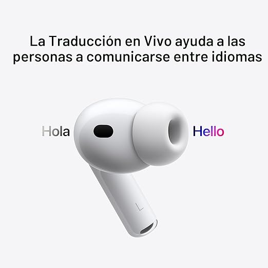 Apple AirPods Pro 3 auriculares inalámbricos, cancelación activa de ruido, Traducción en vivo, detección de frecuencia cardíaca, función de ayuda auditiva, auriculares Bluetooth, audio espacial