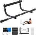 Barra de dominadas Ally Peaks para puerta | Acero reforzado | Límite máximo de 200 kg | Entrenamiento de la parte superior del cuerpo | Fuerza con agarre múltiple | Barra de dominadas para interiores | Entrenador de fitness portátil para gimnasio en casa