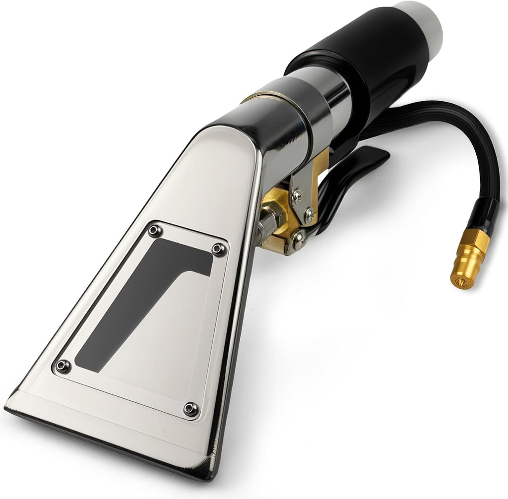 SMZTools Herramienta de limpieza de tapicería con ventana de visualización, varilla manual para limpieza de automóviles, extractor de limpieza de alfombras con cabezal transparente para Mytee/ShopVac y la mayoría de los accesorios portátiles para