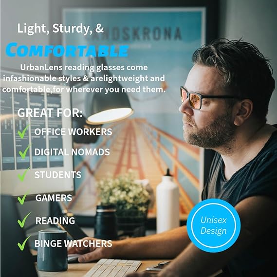 Lentes de lectura con bloqueo de luz azul, para un mejor sueño, reducen la fatiga ocular para mujeres y hombres, con acabados de madera