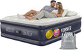 VOSSER Colchón de aire Queen con bomba incorporada, cama inflable