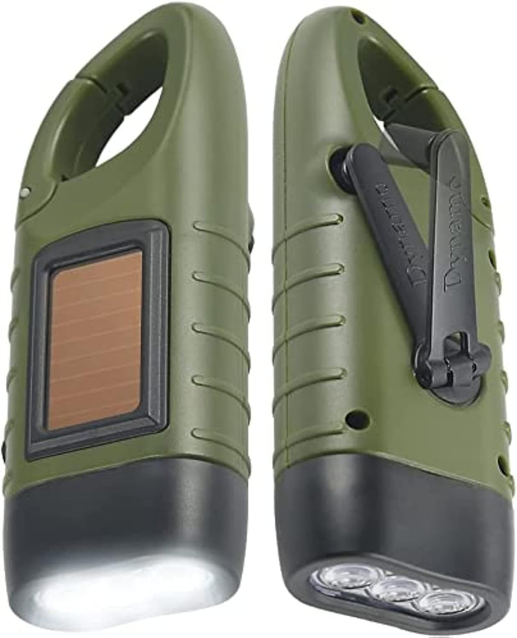 Simpeak 2 Linternas Solares de Manivela | Recargables de Emergencia LED de Supervivencia | ARTICULO VIENE COMO SE MUESTRA EN LA SEGUNDA IMAGEN VIENE SIN ACCESORIOS )