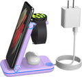 Cargador múltiple para Samsung, cargador plegable SOLO para Galaxy Watch Ultra/7/6/5/4/3/Active 2, estación de carga rápida de viaje 3 en 1/Dock para Samsung S24/S23/S22/S21/S20/Note 20, para Buds 3/2