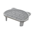 Alfombrilla antideslizante reutilizable para arena de gato, para atrapar la arena de gatos, para mascotas, color gris | Artículos para mascotas | Areneros | 1 alfombrilla para arena de gato