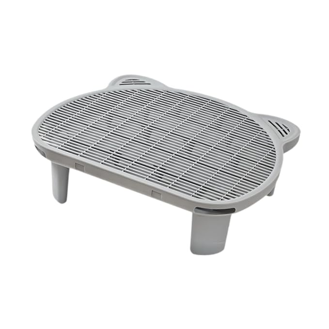 Alfombrilla antideslizante reutilizable para arena de gato, para atrapar la arena de gatos, para mascotas, color gris | Artículos para mascotas | Areneros | 1 alfombrilla para arena de gato