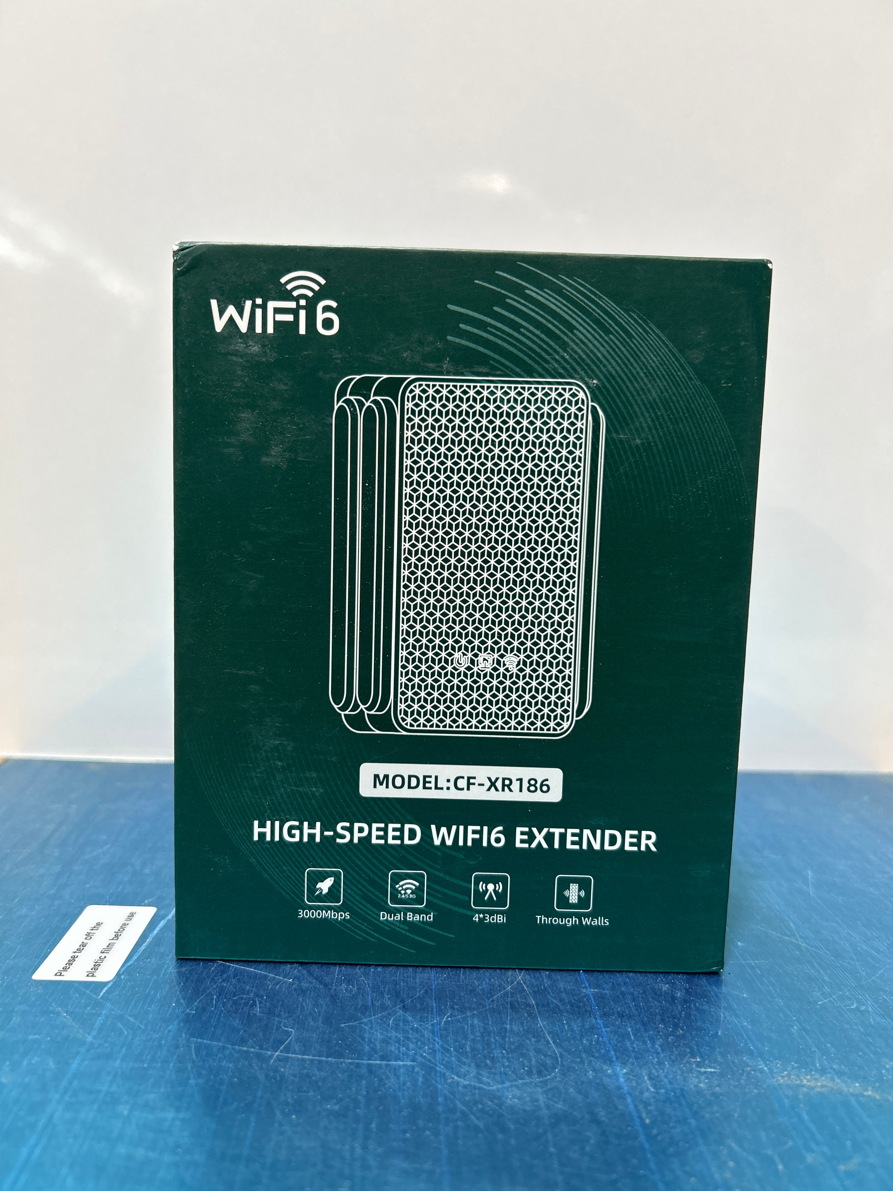 WiFi 6 Extender Signal Booster AX3000 - Up to 19,980 sq.ft Coverage - Dual Band 2400Mbps+600Mbps - 256+ Devices - Gigabit Ethernet - WPA3 Security - 5 Modes - Easy WPS Setup