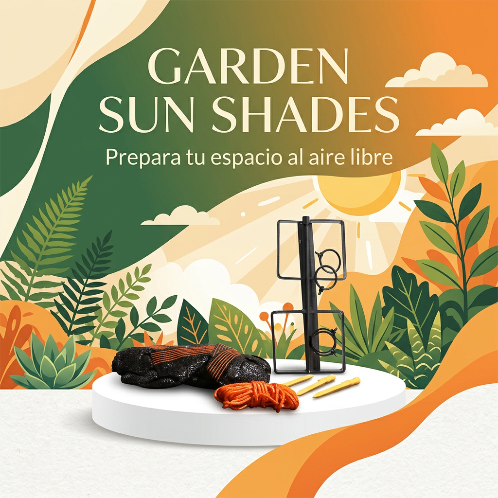 Garden Sun Shades: malla de sombra para jardín y espacios exteriores