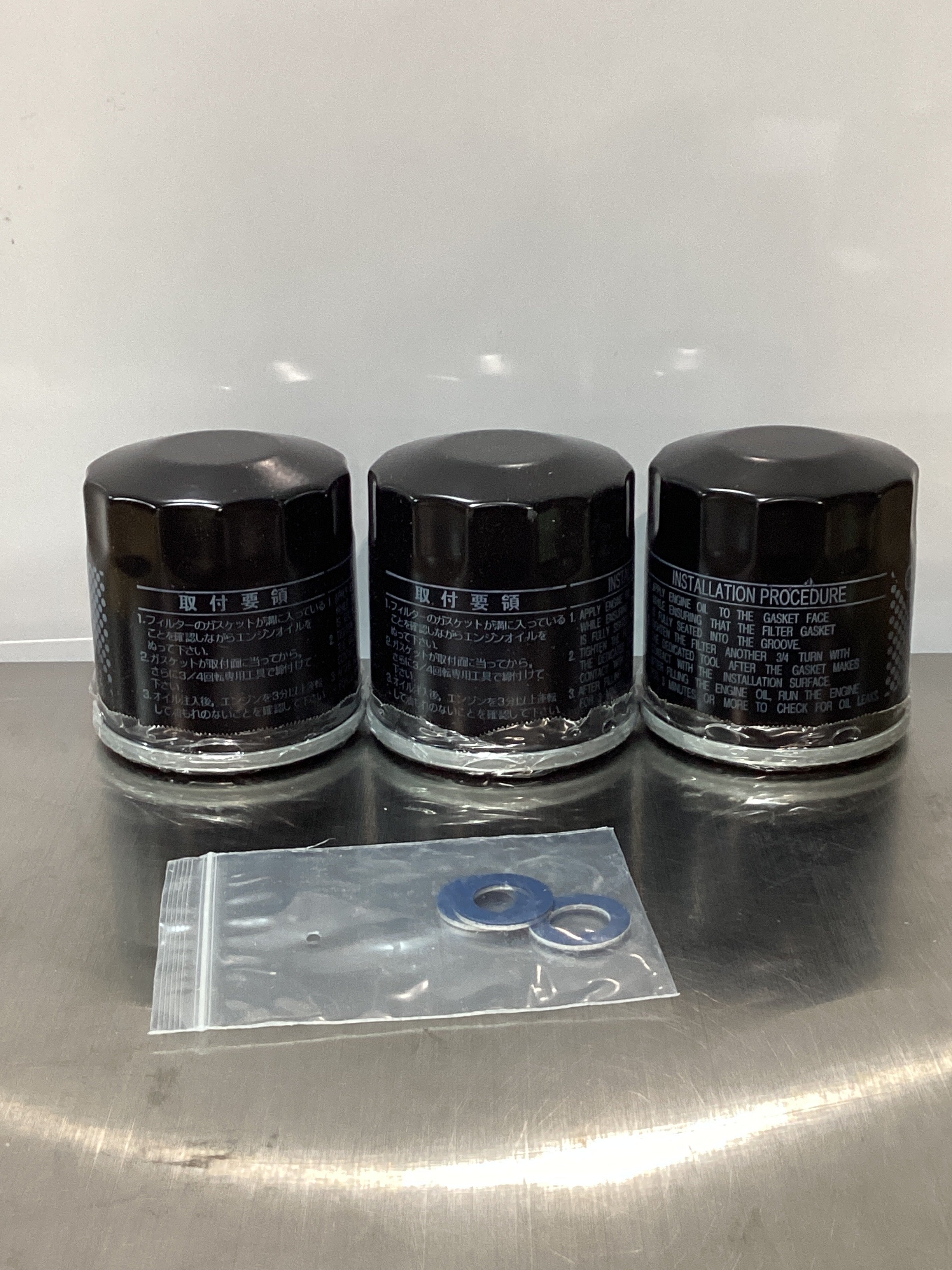 Filtros de Aceite Motor Toyota y Lexus | Pack 3 | 90915-YZZN1 con Arandelas de Drenaje | Múltiples Modelos