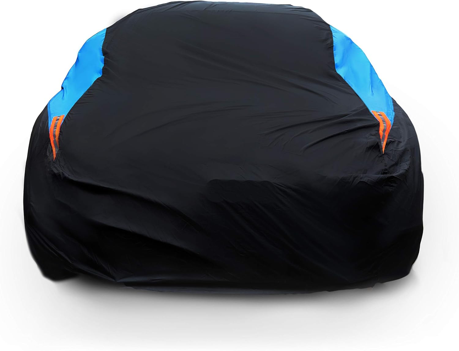 MORNYRAY Funda para Auto Coupe/Cabrio – Impermeable, Protección UV, Nieve y Viento, 192-203", Azul
