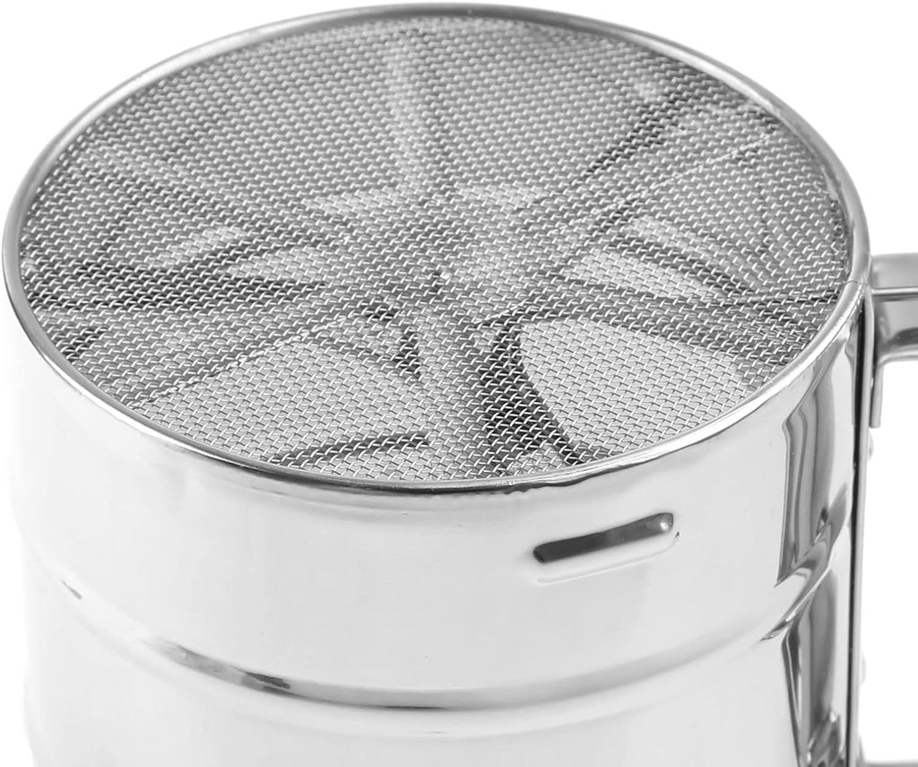 Mecánica de acero inoxidable glaseado malla tamiz coctelera cocina cocina herramienta fina