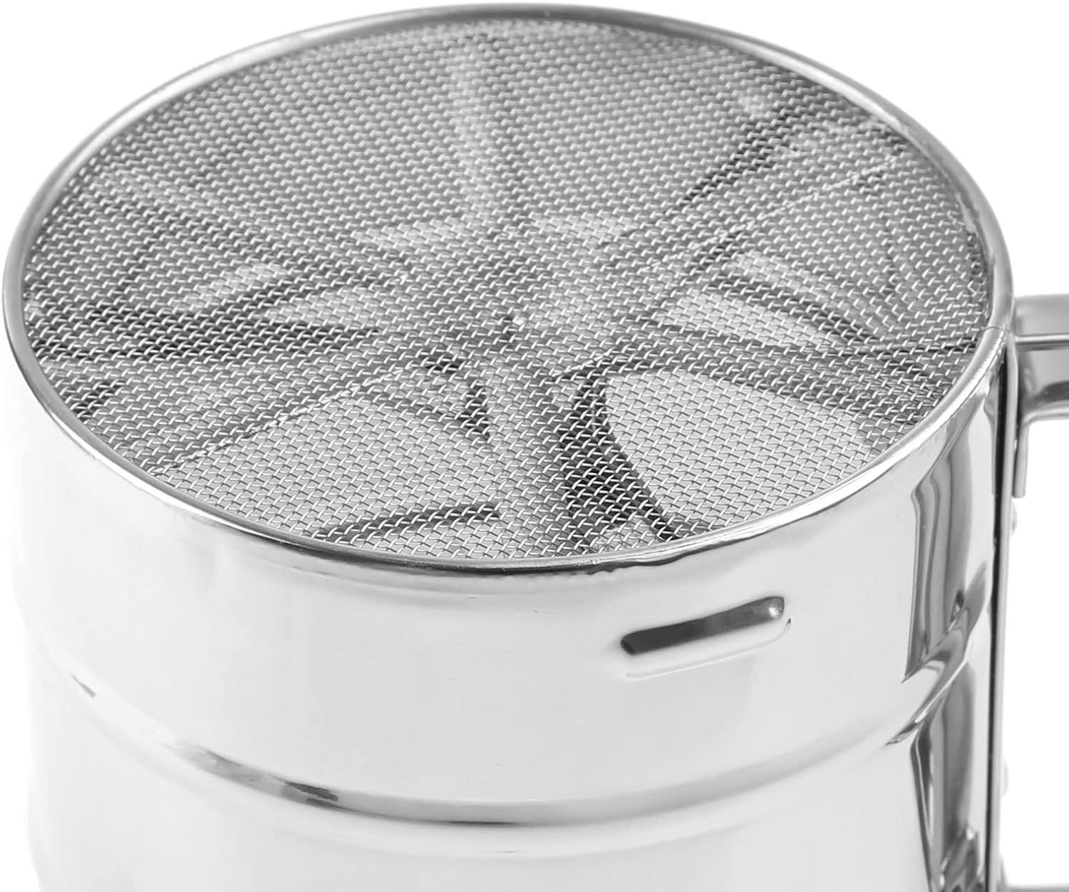 Mecánica de acero inoxidable glaseado malla tamiz coctelera cocina cocina herramienta fina