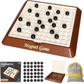 Juego Magnético, Juegos de Mesa para Adultos y Niños con Tablero de Almacenamiento, Juegos Familiares para Niños y Adultos, Juego Magnético de Ajedrez para Noche de Juegos Familiares, 2-4 Jugadores