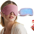 Máscara Refrescante para Ojos | Compresa Fría para Migrañas, Ojos Hinchados y Alivio de Cefaleas | Regalo de Autocuidado para Mujer | Rosa