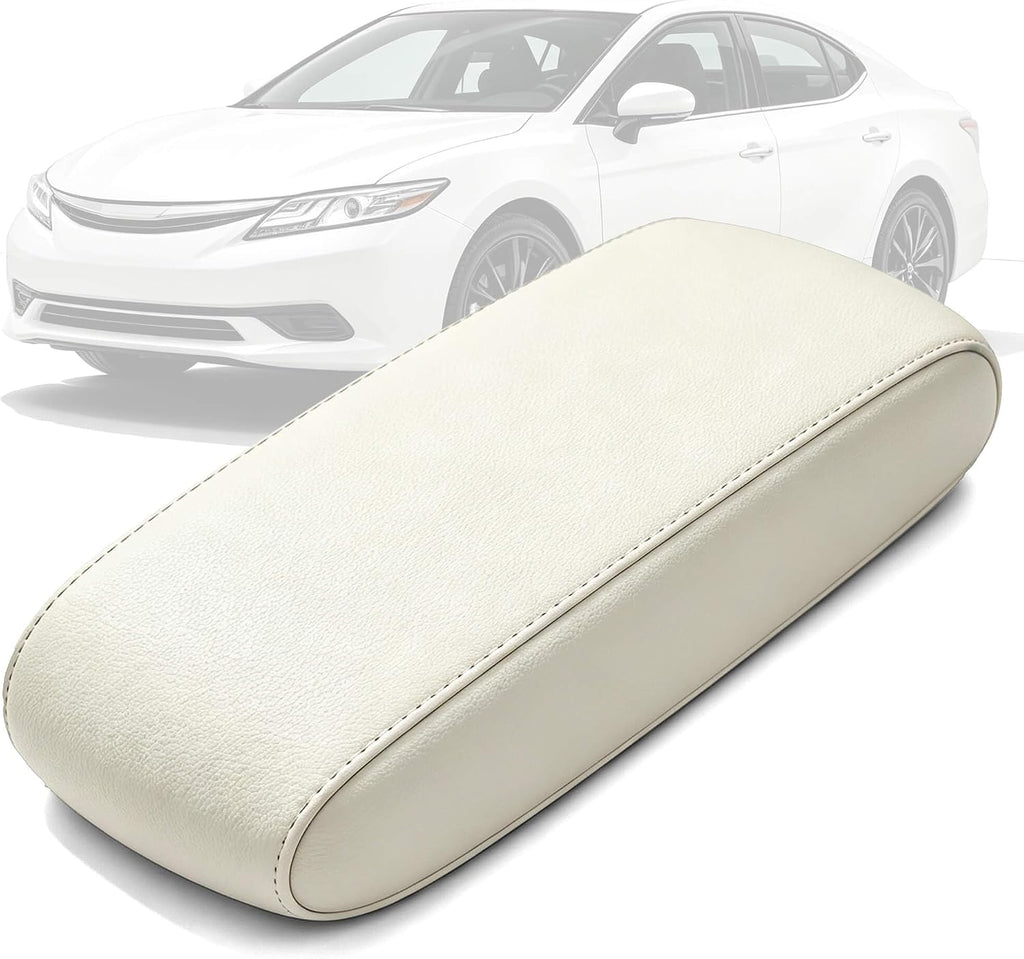 Fundas para consola AOMSAZTO para Honda Civic 2012-2015. Cojín reposabrazos beige para Civic.