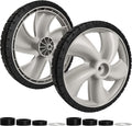 Ruedas Traseras de Repuesto 12" para Podadora Craftsman, Honda, Husqvarna y Más – Par (490-324-0002)