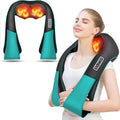 Masajeador de Cuello y Espalda AERLANG Shiatsu con Calor, 8 Cabezales Bidireccionales, 3 Velocidades, para Hogar, Oficina y Auto