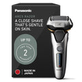 Afeitadora Eléctrica Panasonic ARC5 para Hombre | Uso en Seco y Húmedo | 5 Cuchillas Ultra Rápidas | Sensor Inteligente | Cabezal Flexible 16D | ES-ALV6HS Plateada